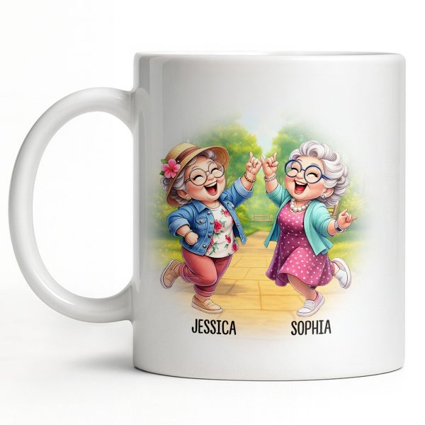Celebrate Timeless Friendships With Joyful Elderly Women - Personalized Custom Coffee Mug - BST507_MG Celebrate Timeless Friendships With Joyful Elderly Women - Personalized Custom Coffee Mug - BST507_MG
