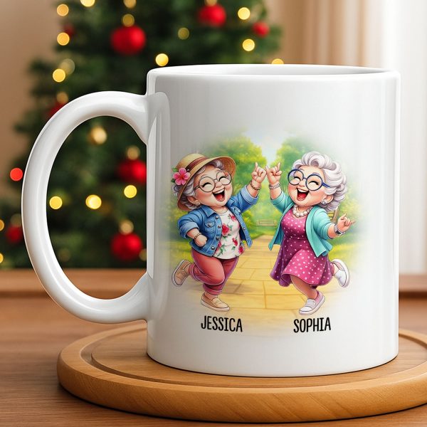 Celebrate Timeless Friendships With Joyful Elderly Women - Personalized Custom Coffee Mug - BST507_MG Celebrate Timeless Friendships With Joyful Elderly Women - Personalized Custom Coffee Mug - BST507_MG