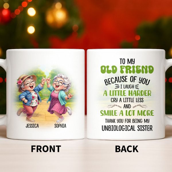 Celebrate Timeless Friendships With Joyful Elderly Women - Personalized Custom Coffee Mug - BST507_MG Celebrate Timeless Friendships With Joyful Elderly Women - Personalized Custom Coffee Mug - BST507_MG