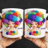 Celebrate Your Creative Spirit with Colorful Yarn and Needles - Personalized Custom Coffee Mug - HOB028_MG Celebrate Your Creative Spirit with Colorful Yarn and Needles - Personalized Custom Coffee Mug - HOB028_MG