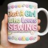 Celebrate Your Creativity With A Beautiful Sewing Machine - Personalized Custom Coffee Mug - HOB022_MG Celebrate Your Creativity With A Beautiful Sewing Machine - Personalized Custom Coffee Mug - HOB022_MG