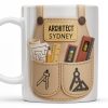 Celebrate Your Creativity With Blueprint And Tools Design - Personalized Custom Coffee Mug - JBS004_MG Celebrate Your Creativity With Blueprint And Tools Design - Personalized Custom Coffee Mug - JBS004_MG