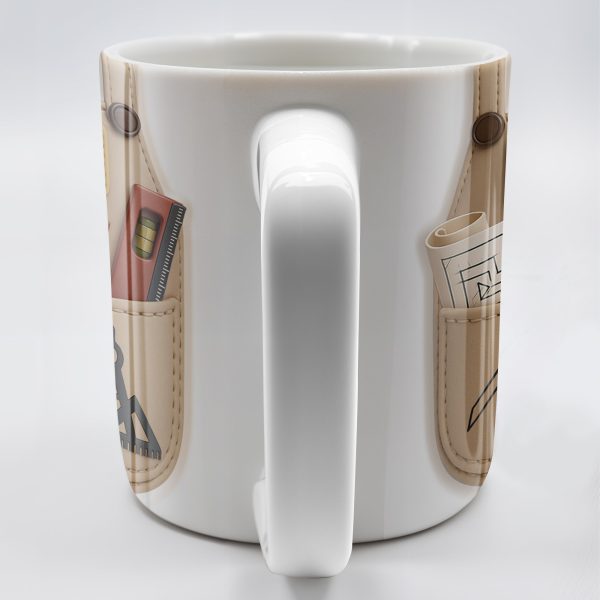 Celebrate Your Creativity With Blueprint And Tools Design - Personalized Custom Coffee Mug - JBS004_MG Celebrate Your Creativity With Blueprint And Tools Design - Personalized Custom Coffee Mug - JBS004_MG