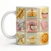 Celebrate Your Culinary Passion With Charming Kitchen Icons - Personalized Custom Coffee Mug - JBS058_MG