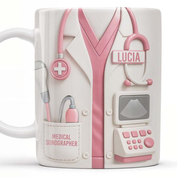 Celebrate Your Dedication, Medical Uniform And Equipment - Personalized Custom Coffee Mug - DOC059_MG Celebrate Your Dedication, Medical Uniform And Equipment - Personalized Custom Coffee Mug - DOC059_MG