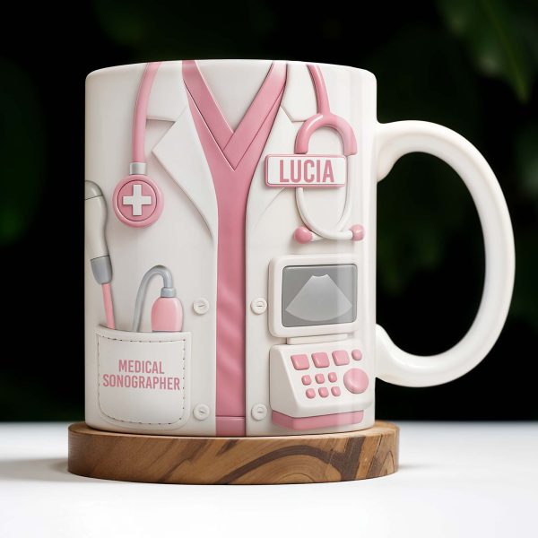 Celebrate Your Dedication, Medical Uniform And Equipment - Personalized Custom Coffee Mug - DOC059_MG Celebrate Your Dedication, Medical Uniform And Equipment - Personalized Custom Coffee Mug - DOC059_MG