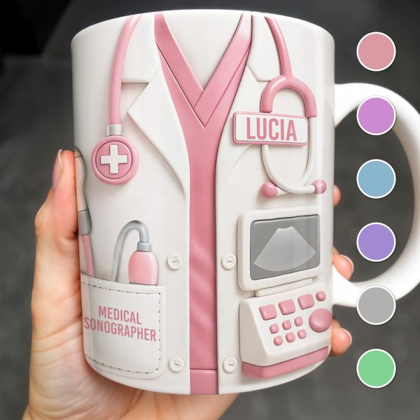 Celebrate Your Dedication, Medical Uniform And Equipment - Personalized Custom Coffee Mug - DOC059_MG Celebrate Your Dedication, Medical Uniform And Equipment - Personalized Custom Coffee Mug - DOC059_MG
