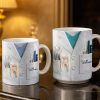 Celebrate Your Favorite Dentist With A Custom Lab Coat Design - Personalized Custom Coffee Mug - DOC073_MG Celebrate Your Favorite Dentist With A Custom Lab Coat Design - Personalized Custom Coffee Mug - DOC073_MG