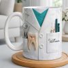 Celebrate Your Favorite Dentist With A Custom Lab Coat Design - Personalized Custom Coffee Mug - DOC073_MG Celebrate Your Favorite Dentist With A Custom Lab Coat Design - Personalized Custom Coffee Mug - DOC073_MG