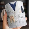 Celebrate Your Favorite Dentist With A Custom Lab Coat Design - Personalized Custom Coffee Mug - DOC073_MG Celebrate Your Favorite Dentist With A Custom Lab Coat Design - Personalized Custom Coffee Mug - DOC073_MG