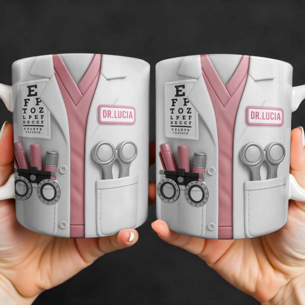Celebrate Your Favorite Doctor, Essential Medical Tools - Personalized Custom Coffee Mug - DOC050_MG Celebrate Your Favorite Doctor, Essential Medical Tools - Personalized Custom Coffee Mug - DOC050_MG