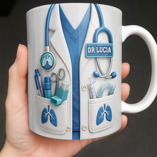 Celebrate Your Favorite Doctor With This Custom White Coat Design - Personalized Custom Coffee Mug - DOC067_MG Celebrate Your Favorite Doctor With This Custom White Coat Design - Personalized Custom Coffee Mug - DOC067_MG