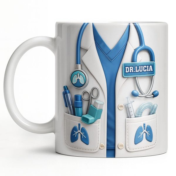 Celebrate Your Favorite Doctor With This Custom White Coat Design - Personalized Custom Coffee Mug - DOC067_MG Celebrate Your Favorite Doctor With This Custom White Coat Design - Personalized Custom Coffee Mug - DOC067_MG