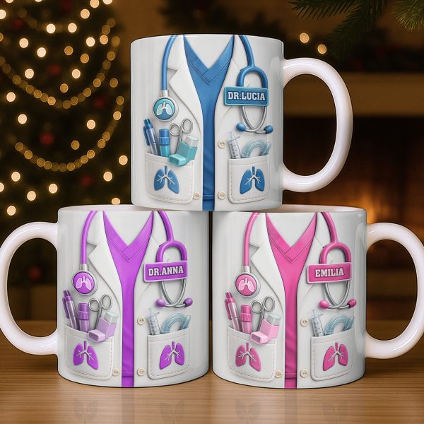 Celebrate Your Favorite Doctor With This Custom White Coat Design - Personalized Custom Coffee Mug - DOC067_MG Celebrate Your Favorite Doctor With This Custom White Coat Design - Personalized Custom Coffee Mug - DOC067_MG
