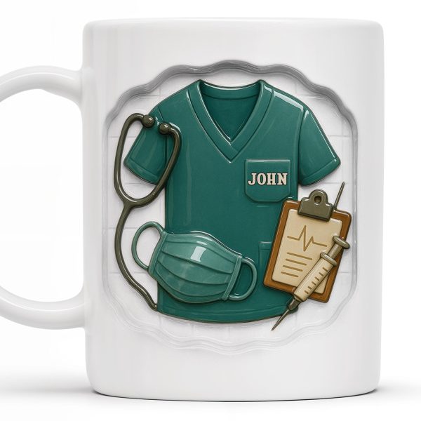 Celebrate Your Favorite Healthcare Hero With This Custom Nurse Design - Personalized Custom Coffee Mug - NUR023_MG