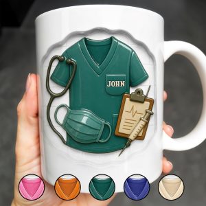 Celebrate Your Favorite Healthcare Hero With This Custom Nurse Design - Personalized Custom Coffee Mug - NUR023_MG