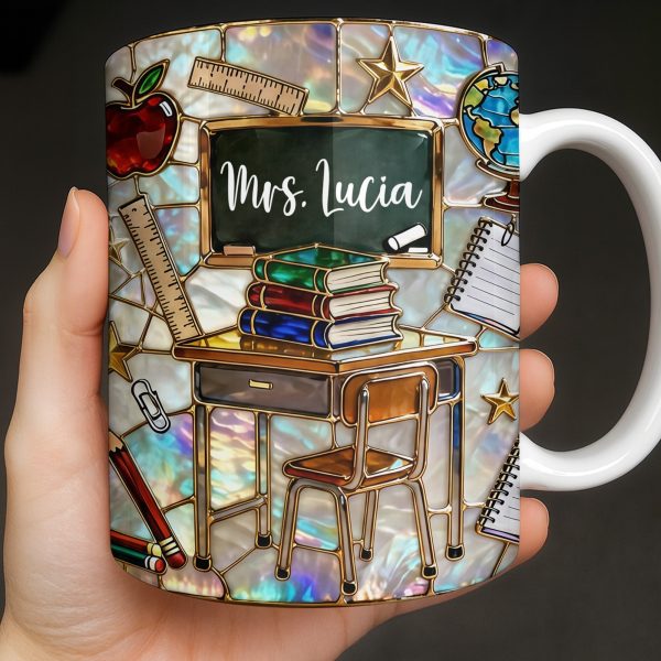 Celebrate Your Favorite Teacher With Classroom Essentials - Personalized Custom Coffee Mug - TEACH070_MG Celebrate Your Favorite Teacher With Classroom Essentials - Personalized Custom Coffee Mug - TEACH070_MG