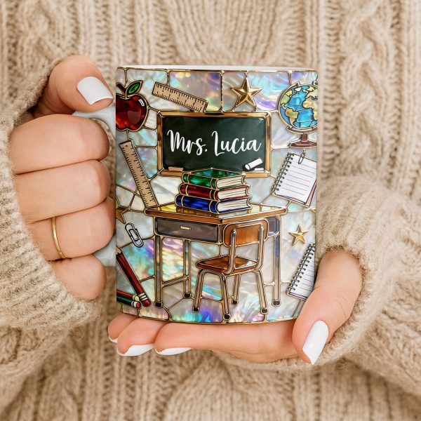 Celebrate Your Favorite Teacher With Classroom Essentials - Personalized Custom Coffee Mug - TEACH070_MG Celebrate Your Favorite Teacher With Classroom Essentials - Personalized Custom Coffee Mug - TEACH070_MG