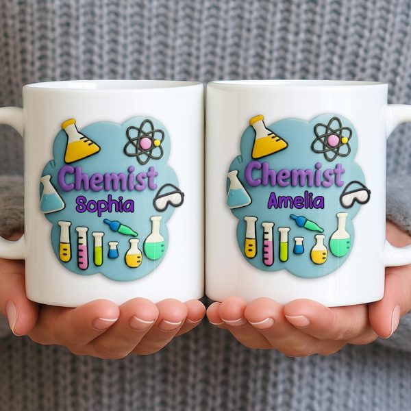 Celebrate Your Inner Scientist With Chemistry-Themed Art - Personalized Custom Coffee Mug - JBS072_MG Celebrate Your Inner Scientist With Chemistry-Themed Art - Personalized Custom Coffee Mug - JBS072_MG