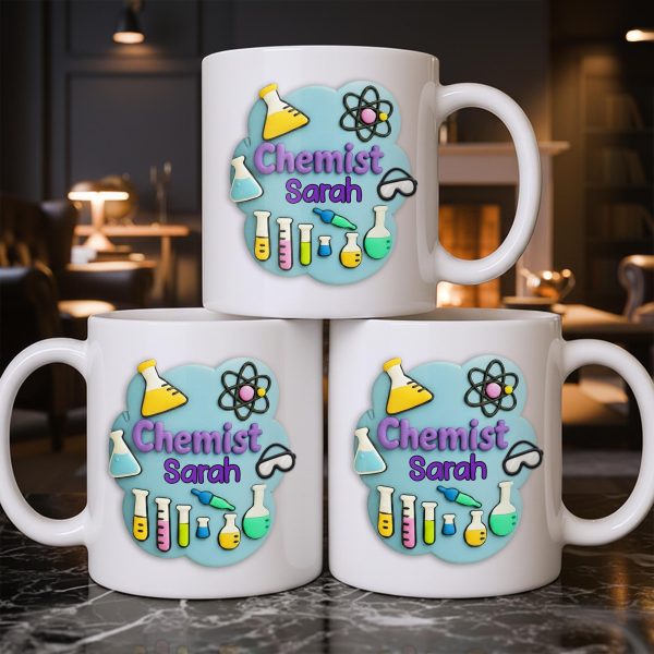 Celebrate Your Inner Scientist With Chemistry-Themed Art - Personalized Custom Coffee Mug - JBS072_MG Celebrate Your Inner Scientist With Chemistry-Themed Art - Personalized Custom Coffee Mug - JBS072_MG