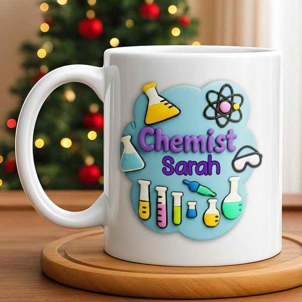 Celebrate Your Inner Scientist With Chemistry-Themed Art - Personalized Custom Coffee Mug - JBS072_MG Celebrate Your Inner Scientist With Chemistry-Themed Art - Personalized Custom Coffee Mug - JBS072_MG