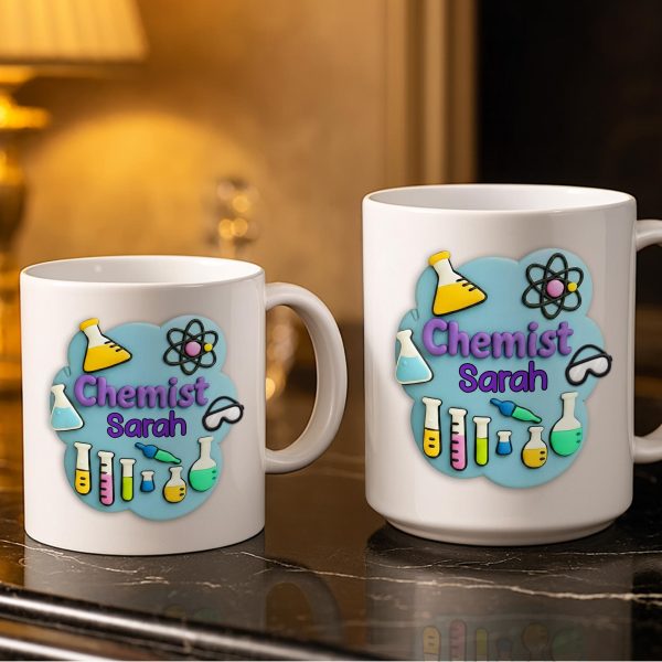 Celebrate Your Inner Scientist With Chemistry-Themed Art - Personalized Custom Coffee Mug - JBS072_MG Celebrate Your Inner Scientist With Chemistry-Themed Art - Personalized Custom Coffee Mug - JBS072_MG