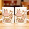 Celebrate Your Love for Ballet and Dance, Ballet Dress and Shoes - Personalized Custom Coffee Mug - FAM333_MG