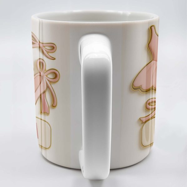 Celebrate Your Love for Ballet and Dance, Ballet Dress and Shoes - Personalized Custom Coffee Mug - FAM333_MG