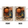 Celebrate Your Passion For Basketball, Sneakers And Jersey - Personalized Custom Coffee Mug - SPORT010_MG Celebrate Your Passion For Basketball, Sneakers And Jersey - Personalized Custom Coffee Mug - SPORT010_MG