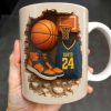 Celebrate Your Passion For Basketball, Sneakers And Jersey - Personalized Custom Coffee Mug - SPORT010_MG Celebrate Your Passion For Basketball, Sneakers And Jersey - Personalized Custom Coffee Mug - SPORT010_MG