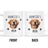 Celebrate Your Pet Love With A Charming Dog And Paws Mug - Personalized Custom Coffee Mug - PET093_MG