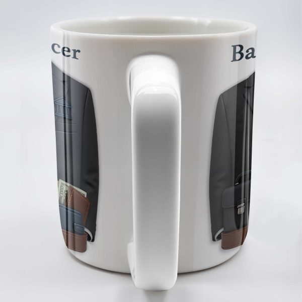 Celebrate Your Profession, Bank Officer Inspired Design - Personalized Custom Coffee Mug - OFW016_MG Celebrate Your Profession, Bank Officer Inspired Design - Personalized Custom Coffee Mug - OFW016_MG