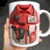 Celebrate Your Retail Hero, Shirt, Headset, And Discount Tag - Personalized Custom Coffee Mug - OFW006_MG Celebrate Your Retail Hero, Shirt, Headset, And Discount Tag - Personalized Custom Coffee Mug - OFW006_MG