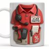 Celebrate Your Retail Hero, Shirt, Headset, And Discount Tag - Personalized Custom Coffee Mug - OFW006_MG Celebrate Your Retail Hero, Shirt, Headset, And Discount Tag - Personalized Custom Coffee Mug - OFW006_MG