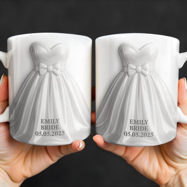 Celebrate Your Special Day With An Elegant Bride-Themed Mug - Personalized Custom Coffee Mug - CPL428_MG Celebrate Your Special Day With An Elegant Bride-Themed Mug - Personalized Custom Coffee Mug - CPL428_MG