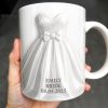 Celebrate Your Special Day With An Elegant Bride-Themed Mug - Personalized Custom Coffee Mug - CPL428_MG Celebrate Your Special Day With An Elegant Bride-Themed Mug - Personalized Custom Coffee Mug - CPL428_MG
