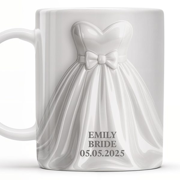 Celebrate Your Special Day With An Elegant Bride-Themed Mug - Personalized Custom Coffee Mug - CPL428_MG Celebrate Your Special Day With An Elegant Bride-Themed Mug - Personalized Custom Coffee Mug - CPL428_MG