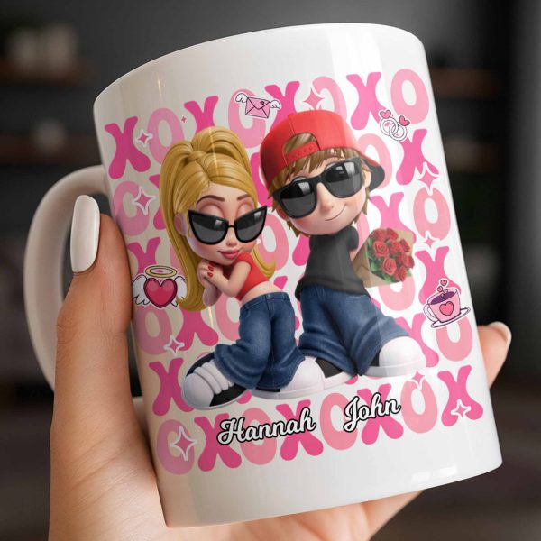 Celebrate Your Special Moments With Adorable Cartoon Figures - Personalized Custom Coffee Mug - CPL1286_MG Celebrate Your Special Moments With Adorable Cartoon Figures - Personalized Custom Coffee Mug - CPL1286_MG