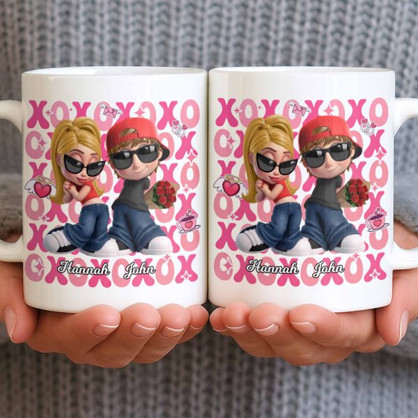 Celebrate Your Special Moments With Adorable Cartoon Figures - Personalized Custom Coffee Mug - CPL1286_MG Celebrate Your Special Moments With Adorable Cartoon Figures - Personalized Custom Coffee Mug - CPL1286_MG