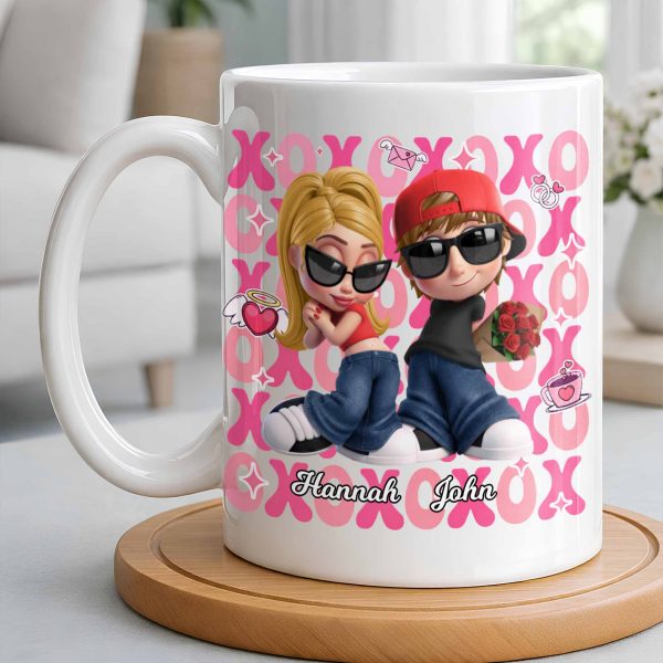 Celebrate Your Special Moments With Adorable Cartoon Figures - Personalized Custom Coffee Mug - CPL1286_MG Celebrate Your Special Moments With Adorable Cartoon Figures - Personalized Custom Coffee Mug - CPL1286_MG