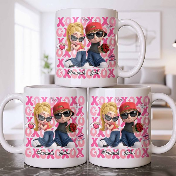 Celebrate Your Special Moments With Adorable Cartoon Figures - Personalized Custom Coffee Mug - CPL1286_MG Celebrate Your Special Moments With Adorable Cartoon Figures - Personalized Custom Coffee Mug - CPL1286_MG