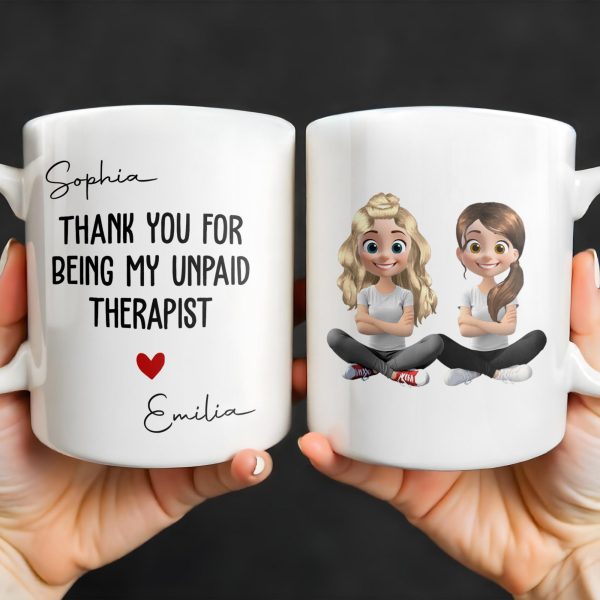 Celebrate Your Unbreakable Bond With Besties Mug - Personalized Custom Coffee Mug - BST454_MG