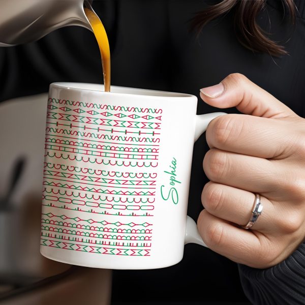 Celebrate Your Unique Style With Aztec Patterns - Personalized Custom Coffee Mug - XMAS154_MG Celebrate Your Unique Style With Aztec Patterns - Personalized Custom Coffee Mug - XMAS154_MG