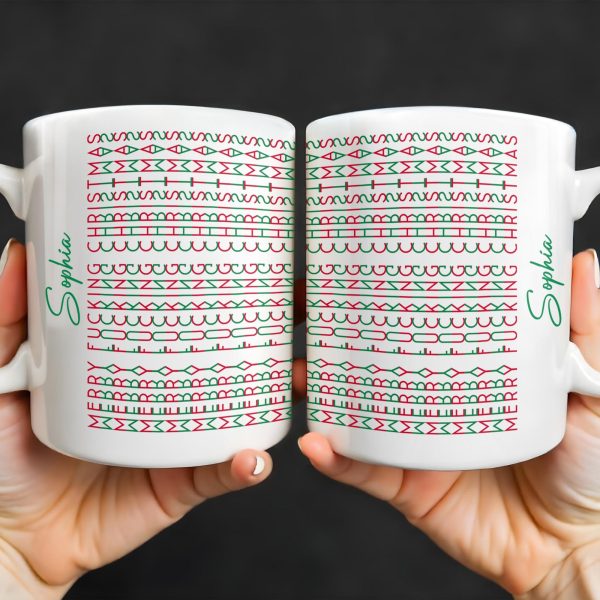 Celebrate Your Unique Style With Aztec Patterns - Personalized Custom Coffee Mug - XMAS154_MG Celebrate Your Unique Style With Aztec Patterns - Personalized Custom Coffee Mug - XMAS154_MG