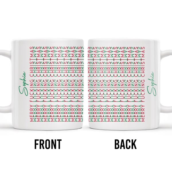 Celebrate Your Unique Style With Aztec Patterns - Personalized Custom Coffee Mug - XMAS154_MG Celebrate Your Unique Style With Aztec Patterns - Personalized Custom Coffee Mug - XMAS154_MG