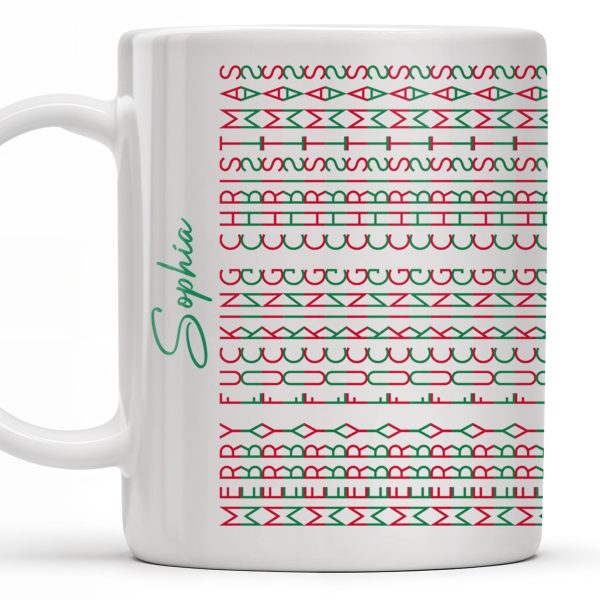 Celebrate Your Unique Style With Aztec Patterns - Personalized Custom Coffee Mug - XMAS154_MG Celebrate Your Unique Style With Aztec Patterns - Personalized Custom Coffee Mug - XMAS154_MG