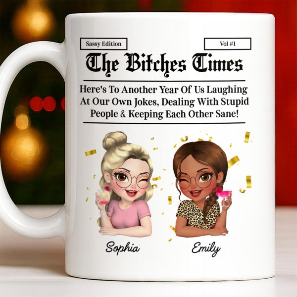 Celebrating Another Year Of Friendship And Laughter - Personalized Custom Coffee Mug - BST521_MG Celebrating Another Year Of Friendship And Laughter - Personalized Custom Coffee Mug - BST521_MG