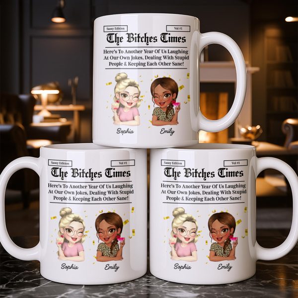 Celebrating Another Year Of Friendship And Laughter - Personalized Custom Coffee Mug - BST521_MG Celebrating Another Year Of Friendship And Laughter - Personalized Custom Coffee Mug - BST521_MG