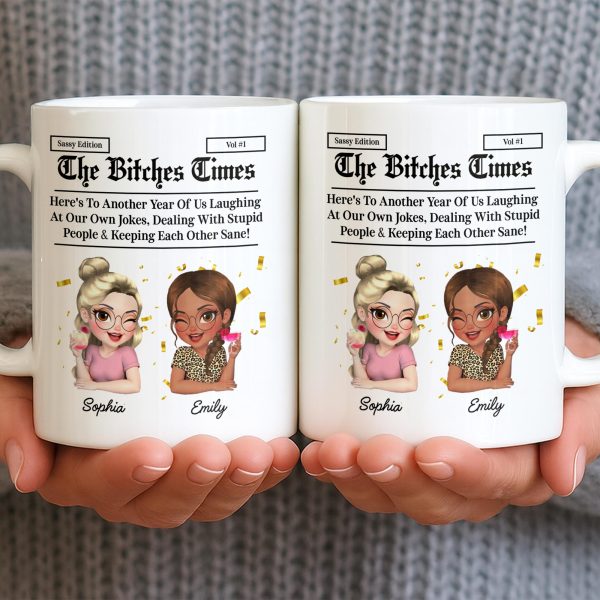 Celebrating Another Year Of Friendship And Laughter - Personalized Custom Coffee Mug - BST521_MG Celebrating Another Year Of Friendship And Laughter - Personalized Custom Coffee Mug - BST521_MG
