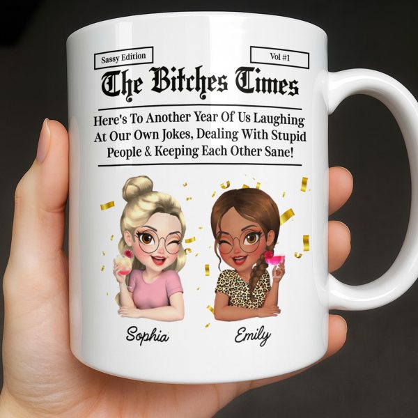 Celebrating Another Year Of Friendship And Laughter - Personalized Custom Coffee Mug - BST521_MG Celebrating Another Year Of Friendship And Laughter - Personalized Custom Coffee Mug - BST521_MG